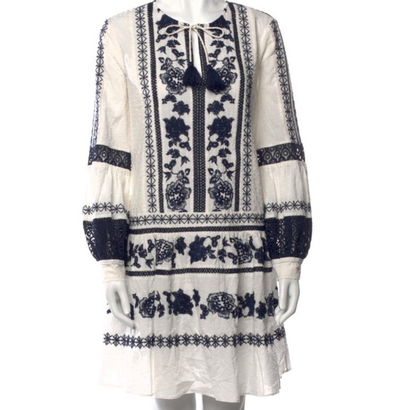 Tory Burch Gabriella White Embroidered Boho Dress is available for purchase  on au PAY Market - Imported Goods Online Store Co.Ltd. | au PAY Market
